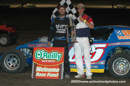 Myer triumphant in OReilly USMTS debut at Mineral City Speedway 