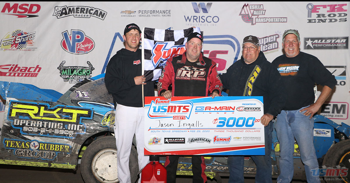 Ingalls in USMTS winners circle for first time at South Texas Speedway
