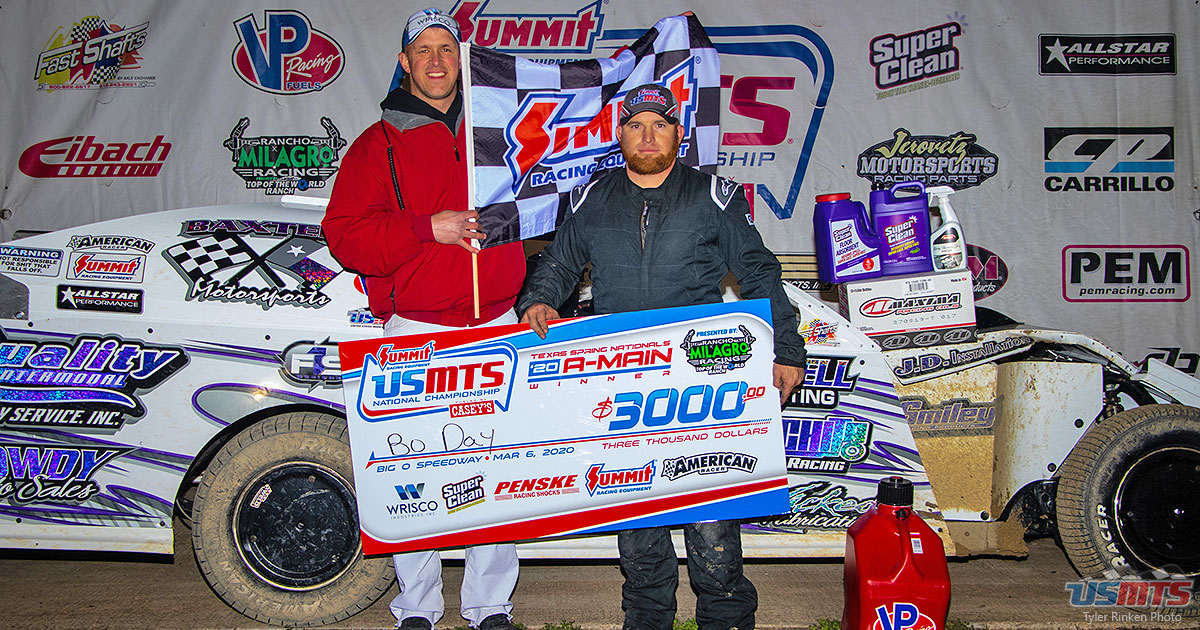 Bo knows Big O, bags first USMTS win
