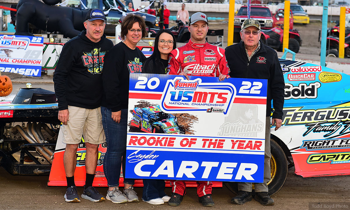 Carter collects 2022 Grant Junghans USMTS Rookie of the Year Award