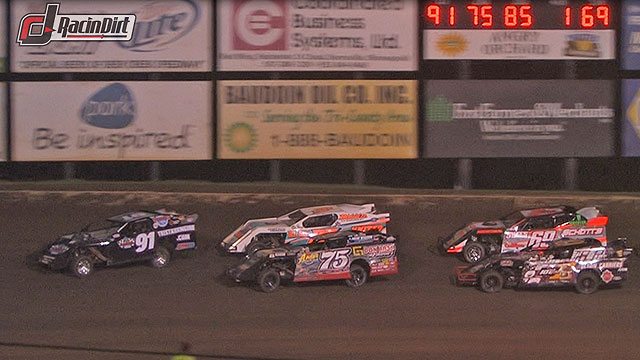 With Thatcher leading, rain cuts short second round of World Modified Dirt Track Championship