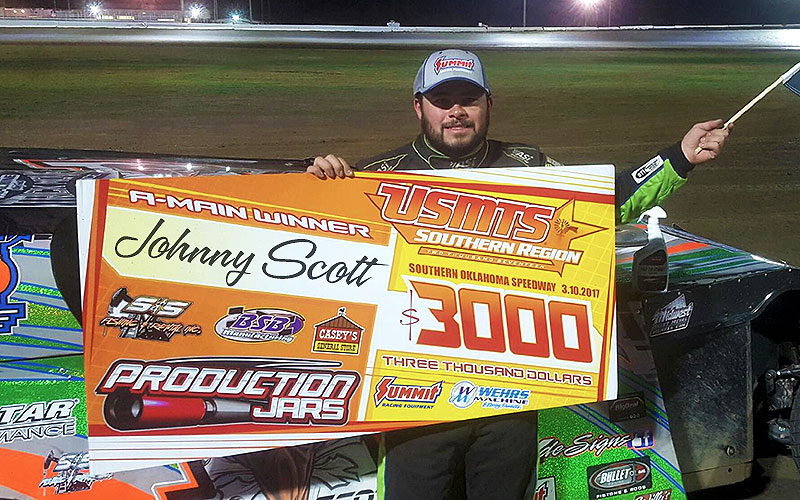 Scott never tires, notches second USMTS win of 2017 in Ardmore