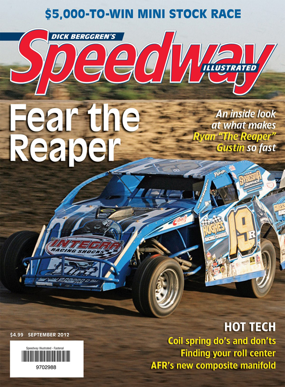 USMTS.com - Gustin Takes Cover On Speedway Illustrated