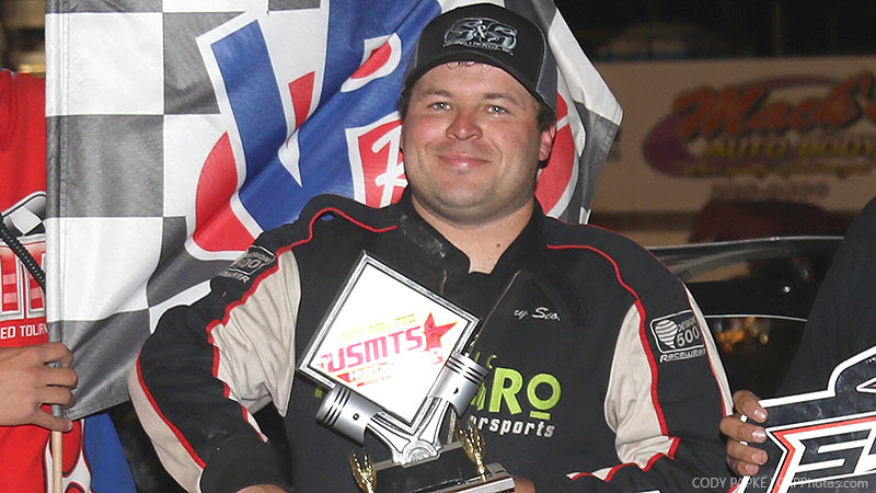 Scott stays hot with USMTS Hunt for the Casey's Cup win at Brown County Speedway