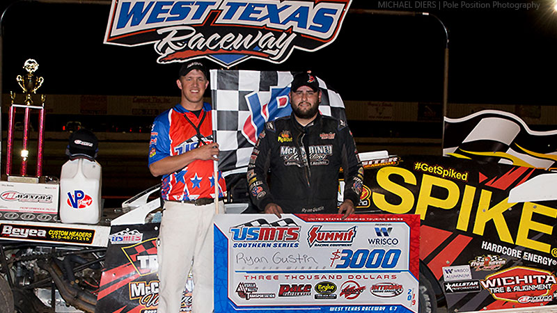 Gustin rolls to third straight USMTS win at West Texas Raceway