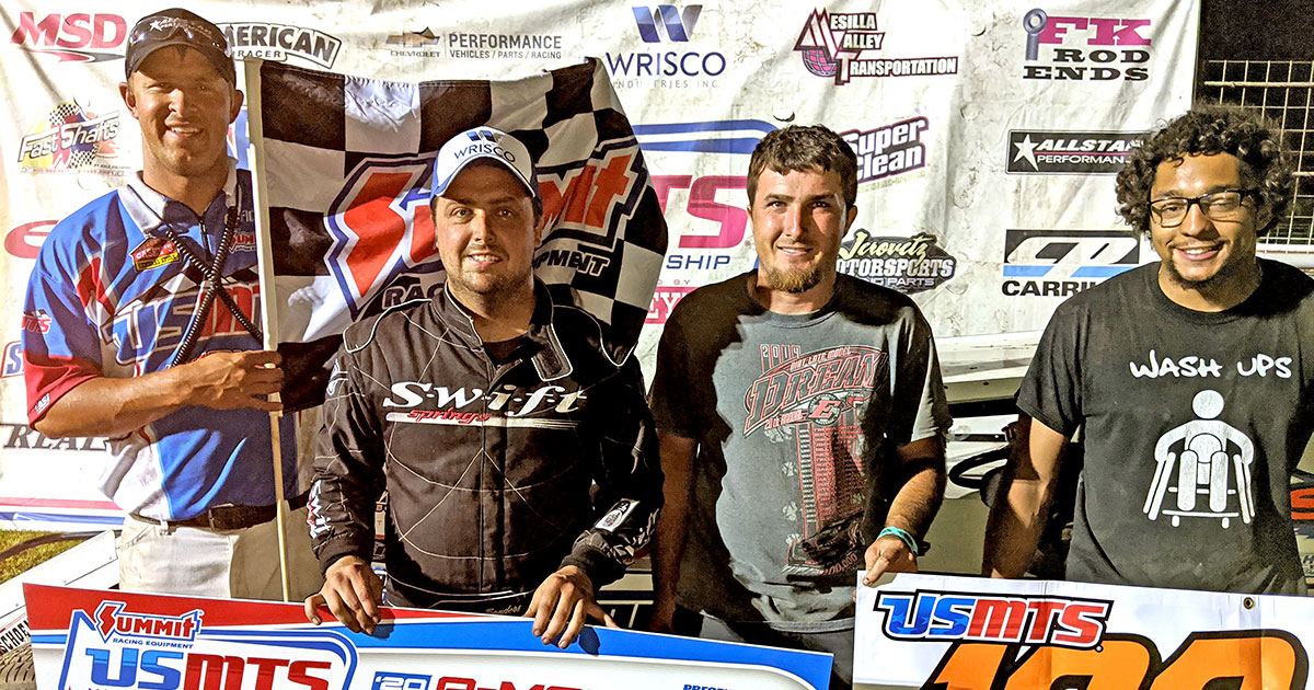 Sanders superior at Tri-State Speedway for 100th USMTS win