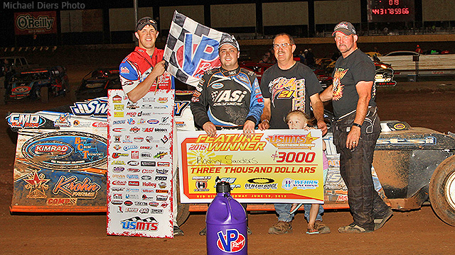 Relentless Rocket racks up fifth straight USMTS win at Red River Speedway