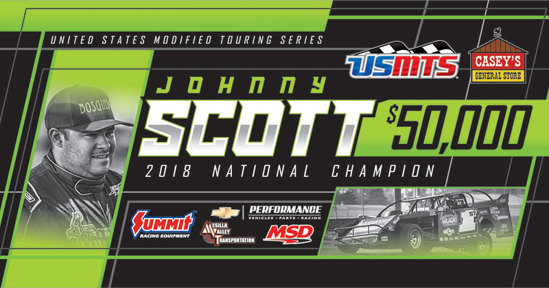 Johnny Scott: 2018 Caseys General Stores USMTS National Champion, Summit USMTS Southern Series Champion