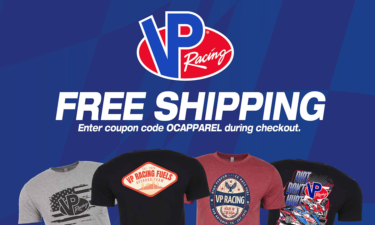 Free shipping on VP apparel ends soon