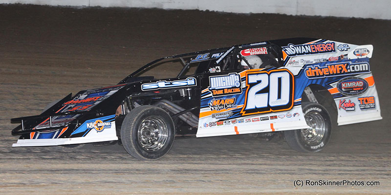 Rodney Sanders on open practice night at the Cotton Bowl Speedway.