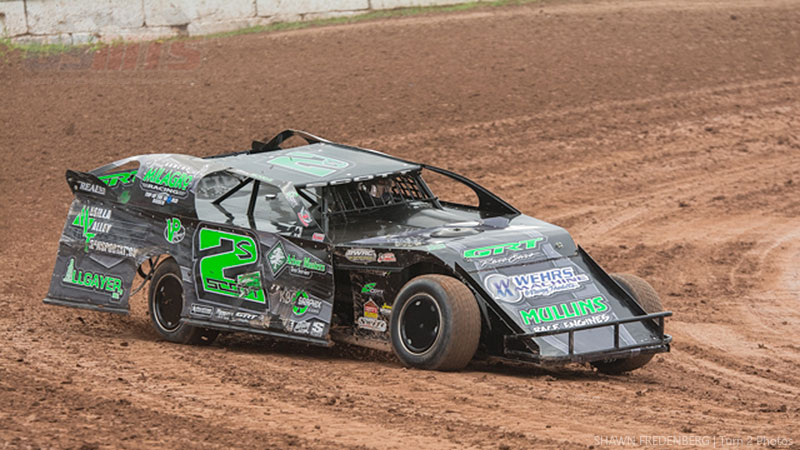 Stormy Scott during Round #2 of the USMTS Badgerland Summer Shootout presented by Prestige Custom Cabinetry at the 141 Speedway in Francis Creek, Wis., on Wednesday, July 12, 2017.