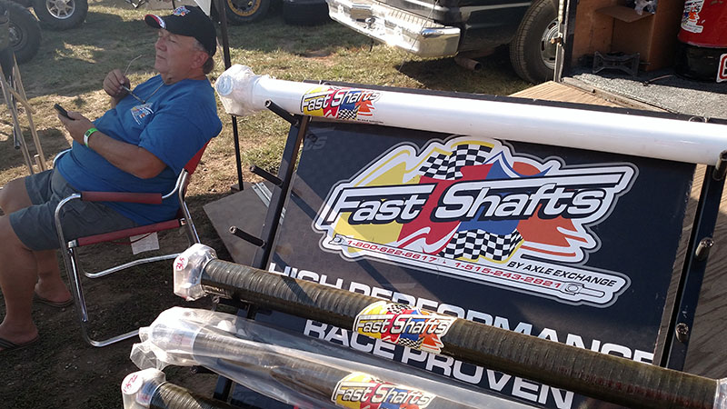 Fast Shafts on display during the 19th Annual Featherlite Fall Jamboree at the Deer Creek Speedway in Spring Valley, Minn., on Thursday, Sept. 21, 2017.