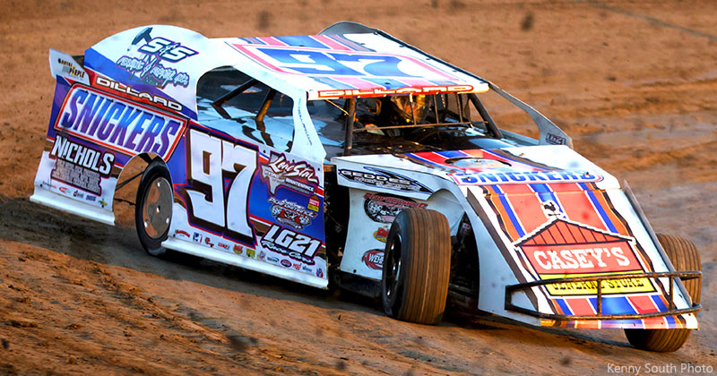 One year after winning the Grant Junghans USMTS Rookie of the Year Award, Cade Dillard of Robeline, La., wore the Snickers livery during the 2015 racing season.