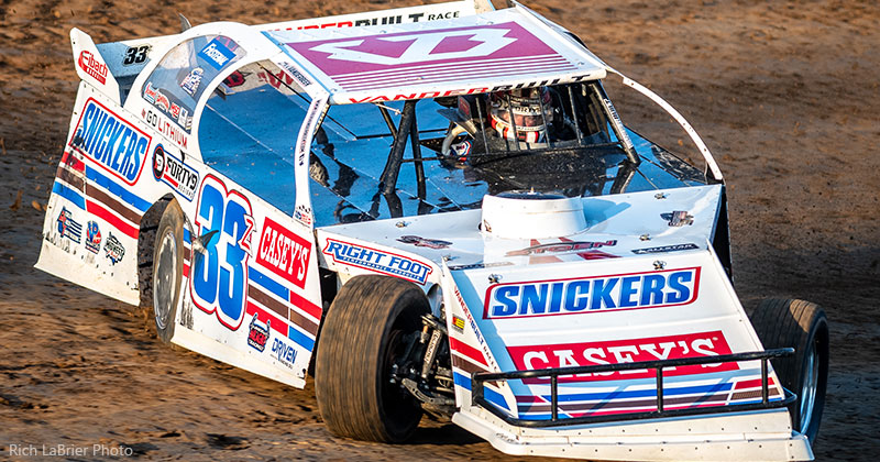 No driver has competed in more USMTS events and no driver has been a distinguished member of the Casey's Crew as many times as Zack VanderBeek . For his fourth go-around in 2020, the 'Z-Man' is riding into USMTS victory lane with Snickers.