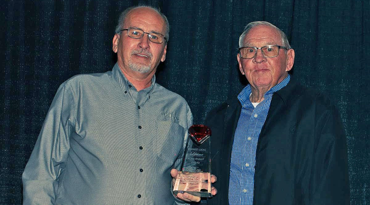 Bill Allen receives Forrest Lucas Lifetime Achievement Award