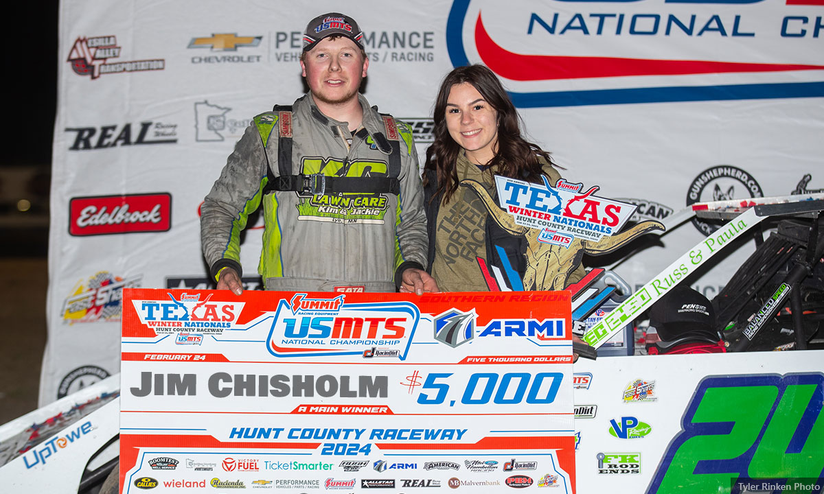 Checkers wave for Chisholm