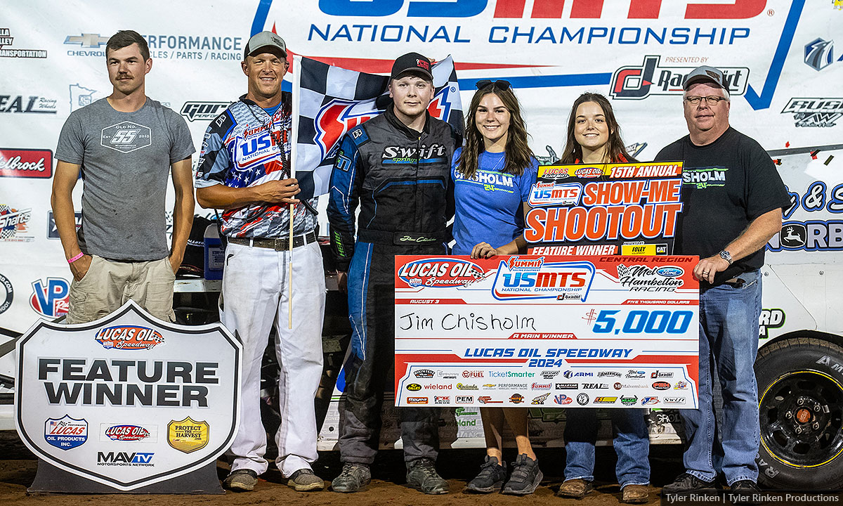 Chisholm completes USMTS Show-Me Shootout sweep at Lucas Oil Speedway