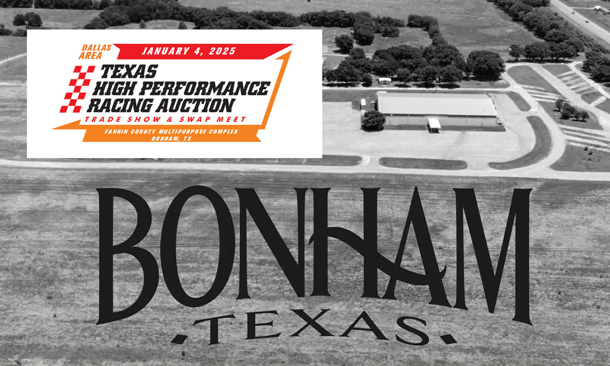 Texas High Performance Racing Auction, Trade Show & Swap Meet set for Jan. 4