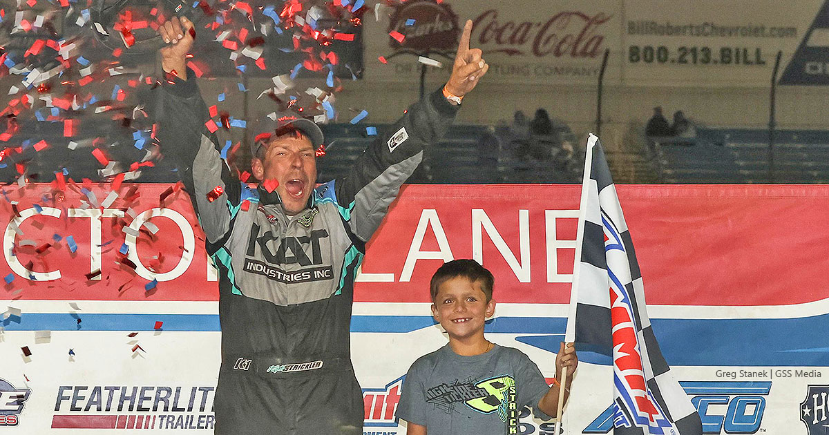 Strickler takes command late for USMTS Show-Me Shootout  win at Lucas Oil Speedway