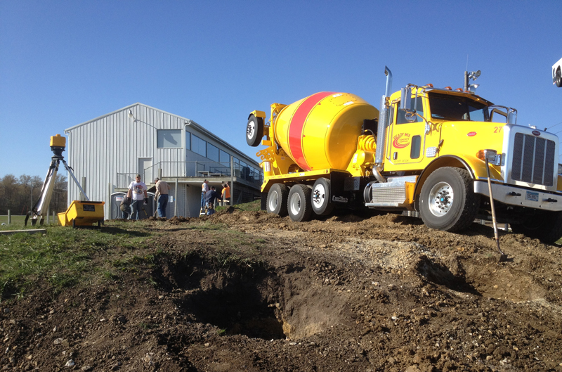 Construction continues at "The Creek"