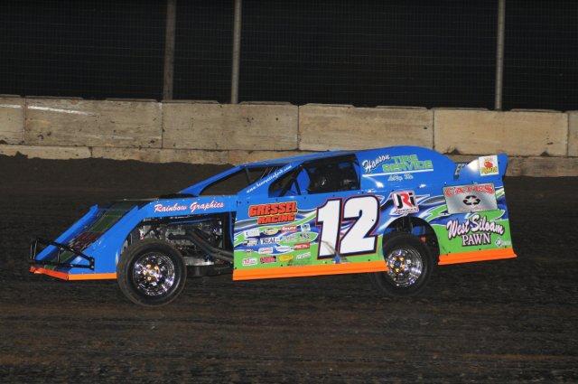 2010 USMTS national champion Jason Hughes brought home a third-place finish at the Humboldt Speedway. (John Lee Photo)