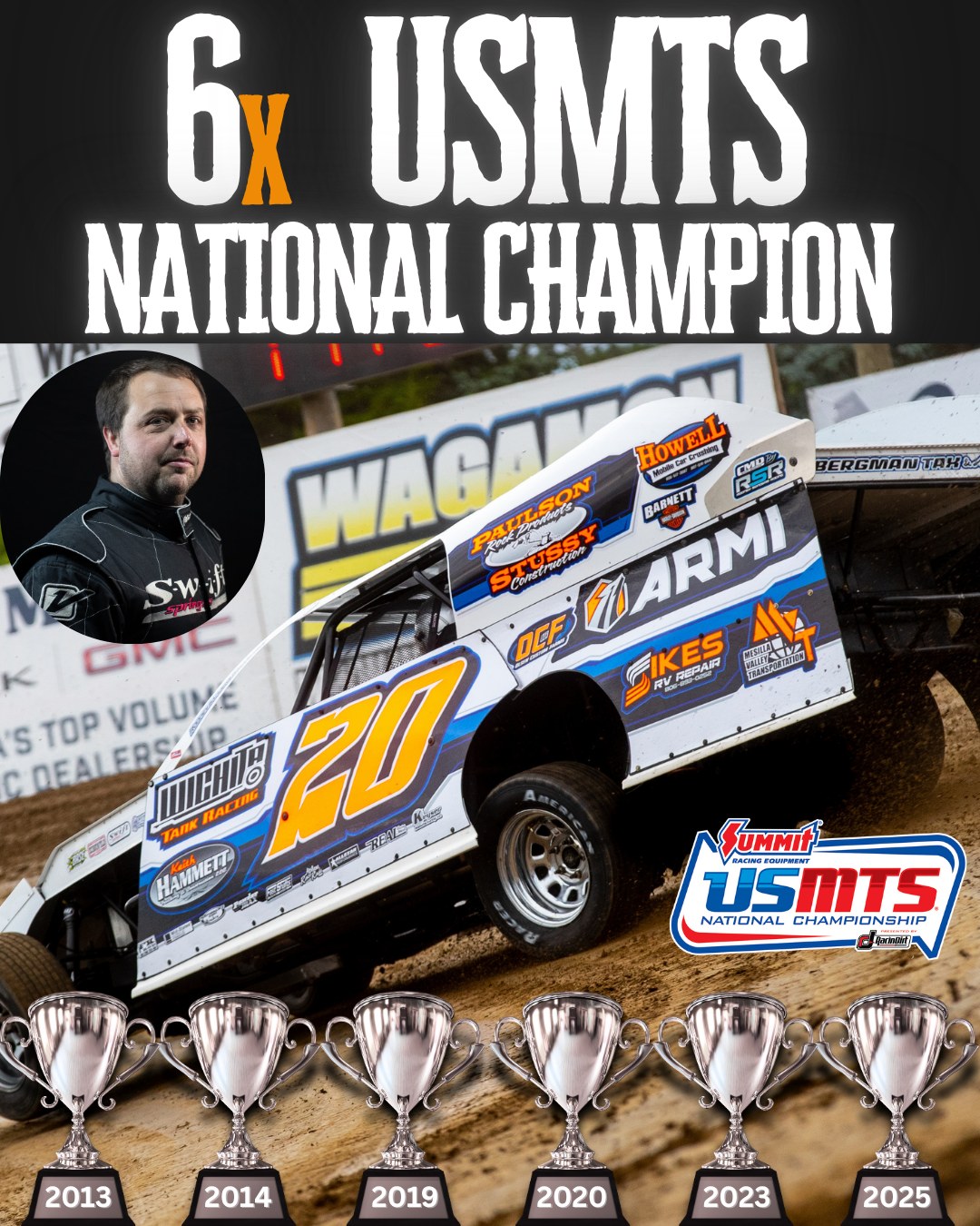 RODNEY SANDERS CLINCHES HIS SIXTH USMTS NATIONAL TITLE