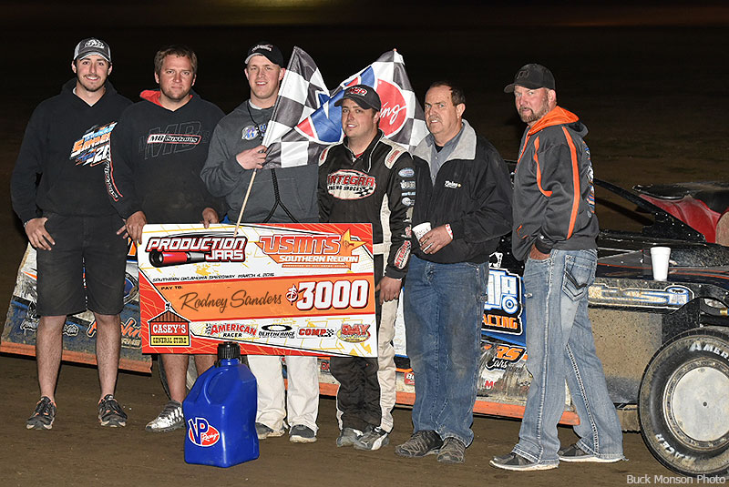 Sanders notches 66th career USMTS victory Friday at Southern Oklahoma Speedway