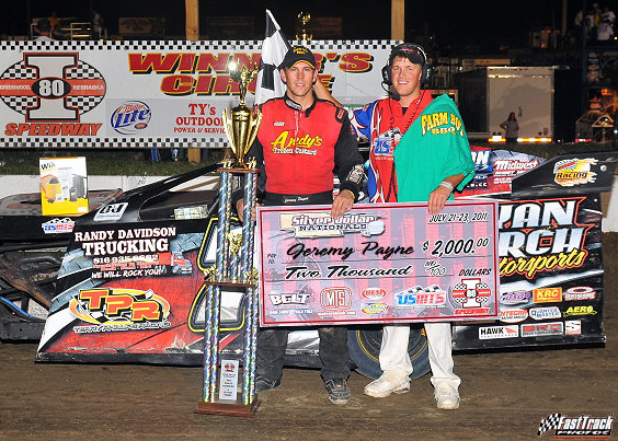 Payne takes home Silver Dollar Nationals trophy with USMTS victory at I-80 Speedway