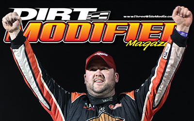 King VanderBeek adorns cover of Dirt Modified Magazine
