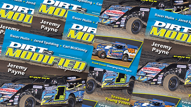 Payne adorns cover of May 2013 issue of Dirt Modified Magazine