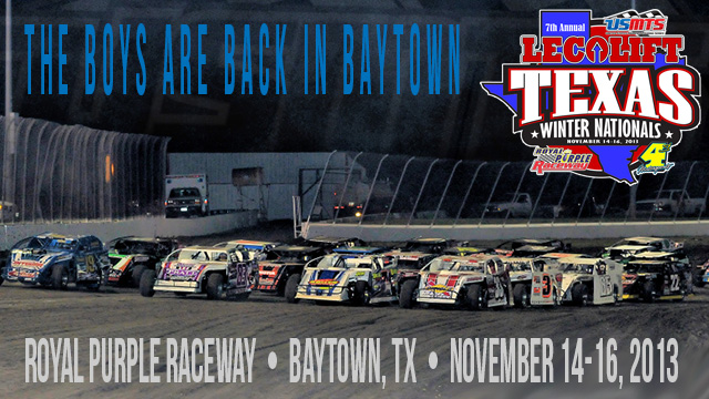 USMTS Modifieds, USRA Limited Mods invade Royal Purple Raceway for 7th Annual Lecolift Texas Winter Nationals Nov. 14-16