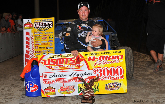 Hughes hauls in third ‘Hunt’ win at Salina Highbanks Speedway