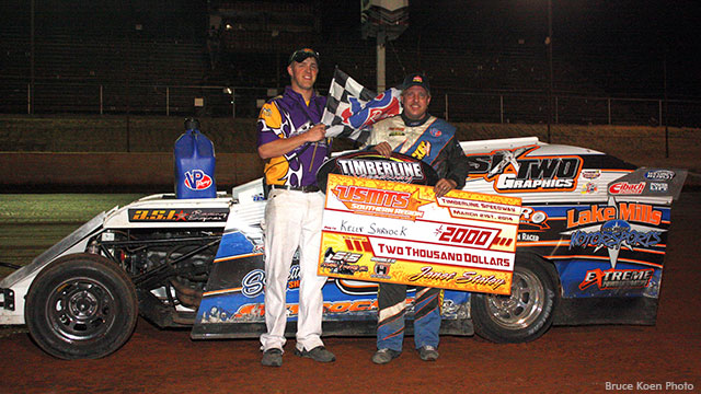 Shryock tames USMTS foes at Timberline Speedway