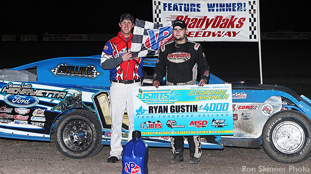 Gustin gets Valentine’s Day victory in USMTS showdown at Shady Oaks Speedway