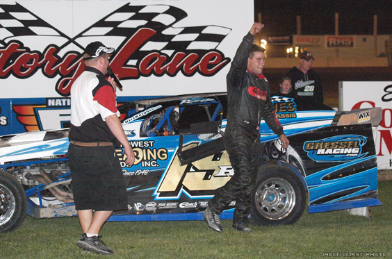 Gustin takes Yeager Machine Upper Midwest Region title with rain-delayed triumph at Kasson