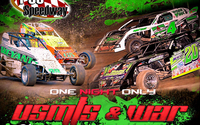 USMTS, WAR Sprint Cars invade I-35 Speedway for one big show this Saturday