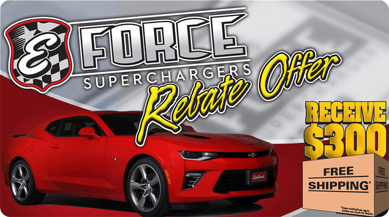 Edelbrock Supercharged Rebate Promotion