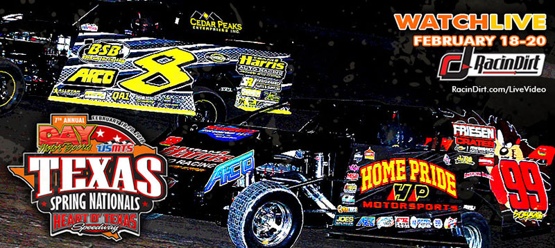 USMTS live from Heart O' Texas Speedway tonight