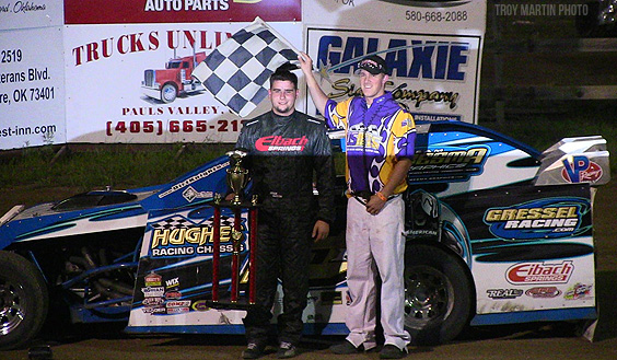 Gustin notches 50th USMTS win at Southern Oklahoma Speedway