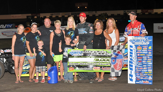 Payne back in USMTS victory lane at Lakeside Speedway