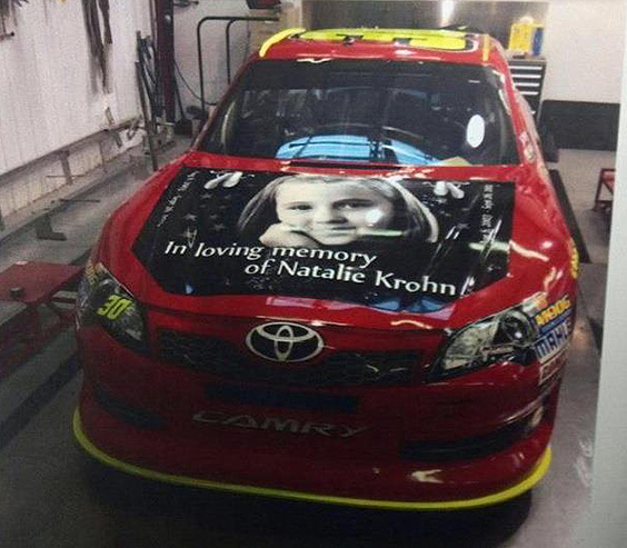 Stremme to honor Natalie Krohn in Talladega race