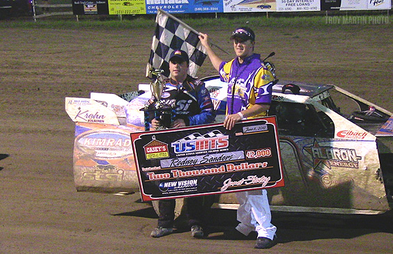 Sanders secures Southern Oklahoma Speedway checkers