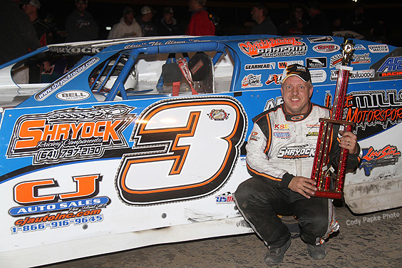 Shryock the wizard in 7th Annual Team Electronics Summer Slam at Casino Speedway