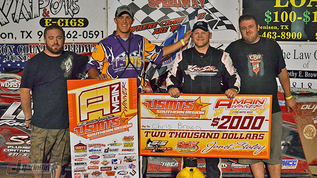 An overnight success: Brown rings victory bell at Grayson County Speedway