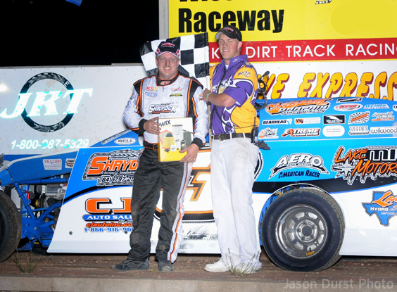 Seventh win of season for Shryock in USMTS debut at Central Wisconsin Raceway