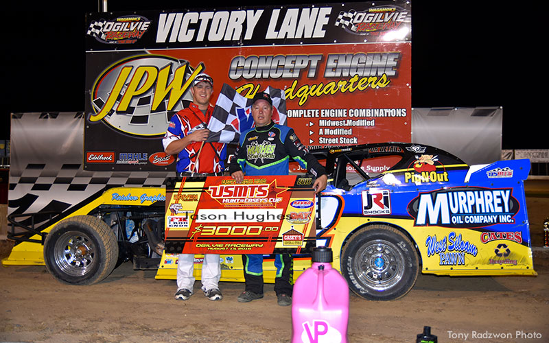 Patience, new engine power Hughes to USMTS win at Ogilvie